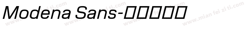 Modena Sans字体转换